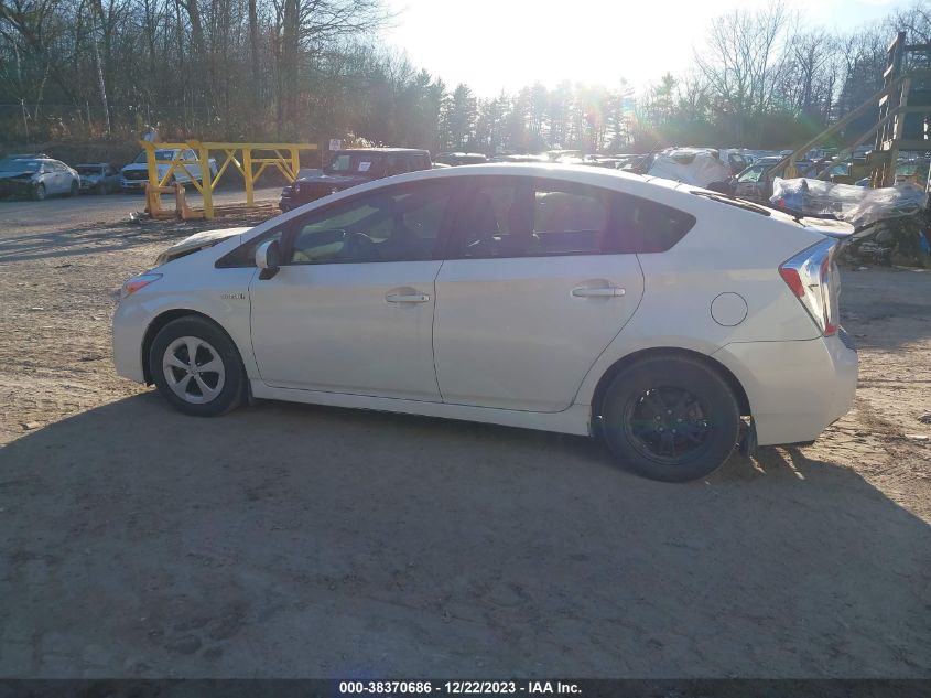 2015 Toyota Prius Three VIN: JTDKN3DU1F0438575 Lot: 38370686