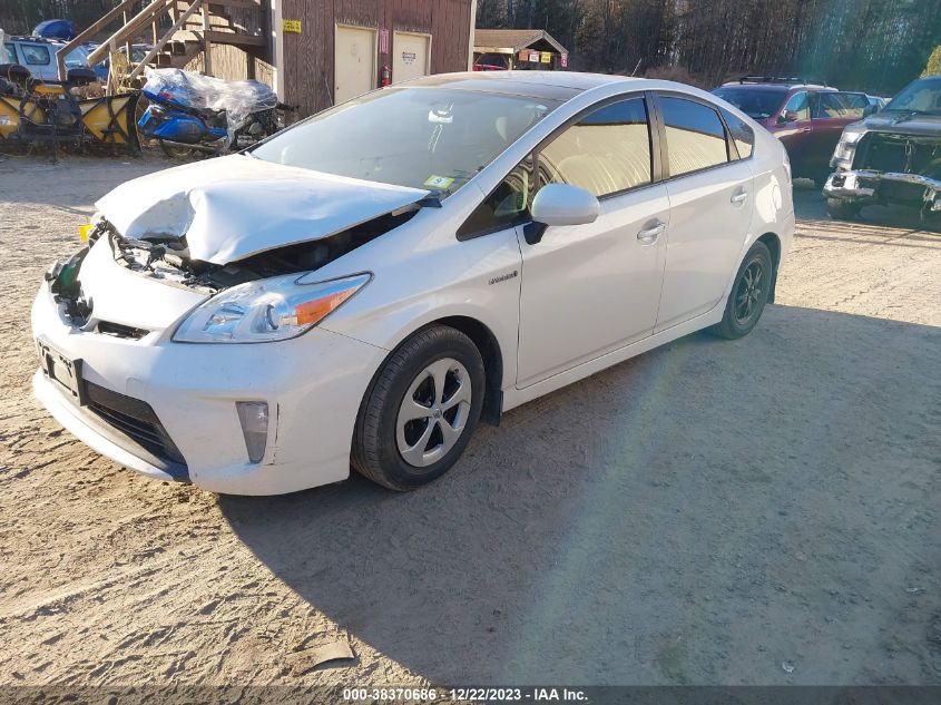 2015 Toyota Prius Three VIN: JTDKN3DU1F0438575 Lot: 38370686