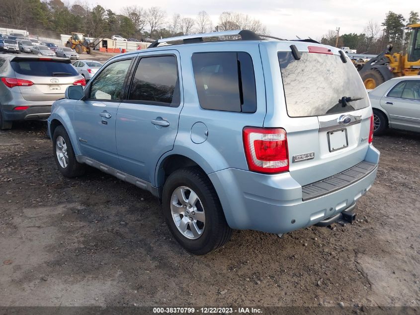 2009 Ford Escape Hybrid Limited VIN: 1FMCU49379KB11678 Lot: 38370799