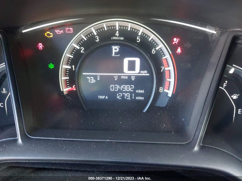 2018 Honda Civic Lx VIN: SHHFK7H23JU220690 Lot: 38371290