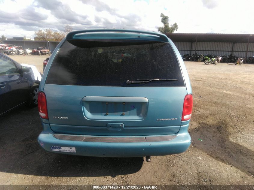 1999 Dodge Caravan Se VIN: 2B4GP45R6XR142391 Lot: 38371428