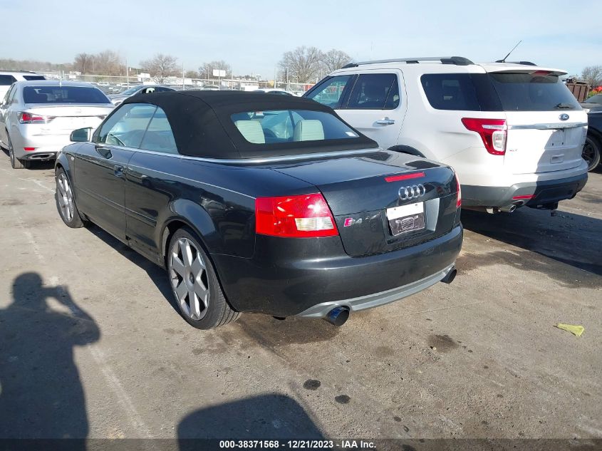 2005 Audi S4 Base (A6) VIN: WUARL48H55K900634 Lot: 38371568