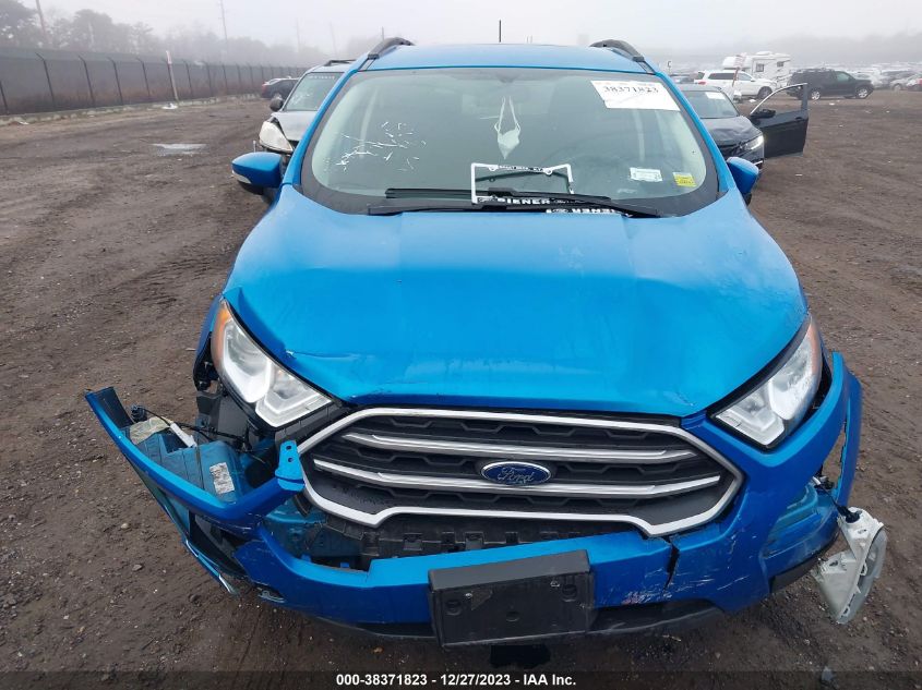 2020 Ford Ecosport Se VIN: MAJ6S3GLXLC334261 Lot: 38371823