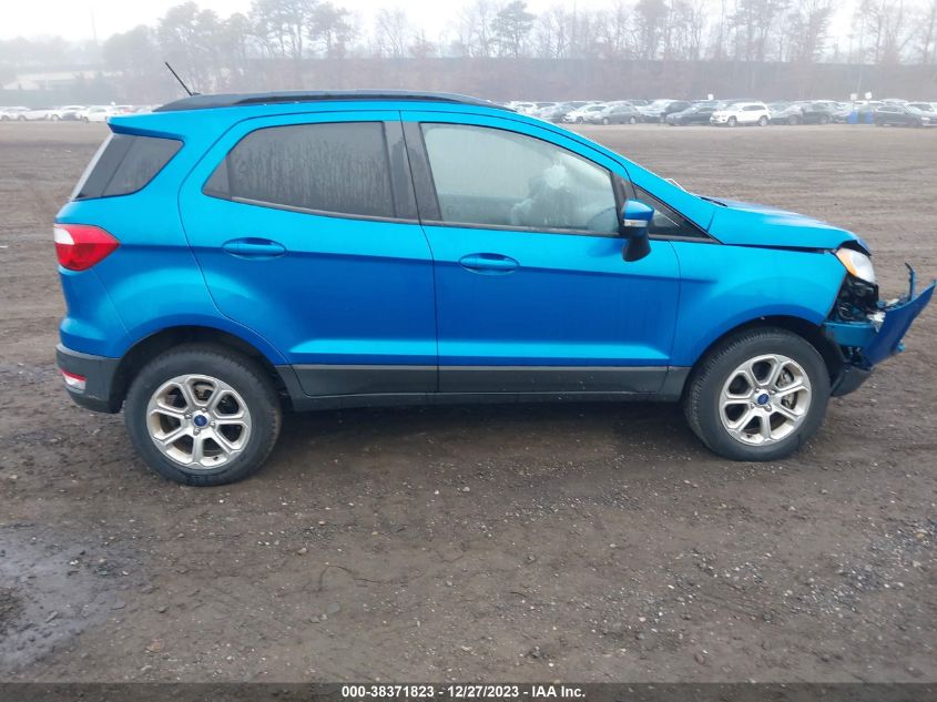 2020 Ford Ecosport Se VIN: MAJ6S3GLXLC334261 Lot: 38371823