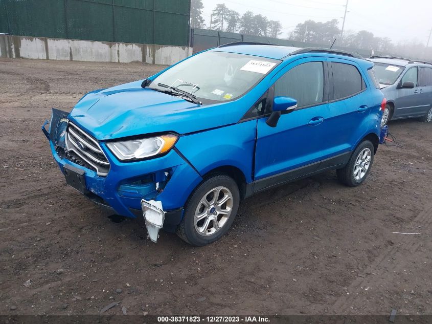 2020 Ford Ecosport Se VIN: MAJ6S3GLXLC334261 Lot: 38371823