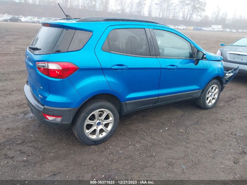 2020 Ford Ecosport Se VIN: MAJ6S3GLXLC334261 Lot: 38371823