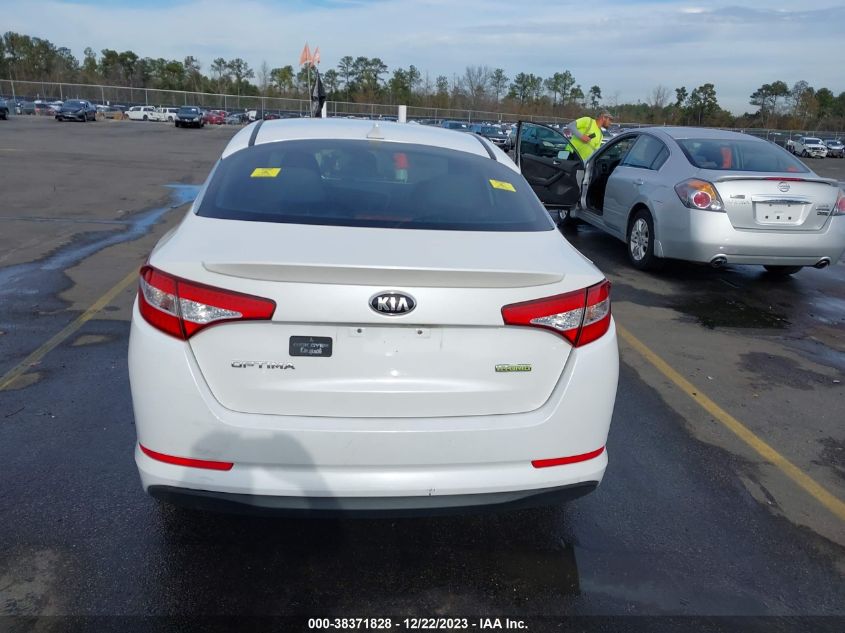 2013 Kia Optima Hybrid Lx VIN: KNAGM4AD5D5059658 Lot: 38371828