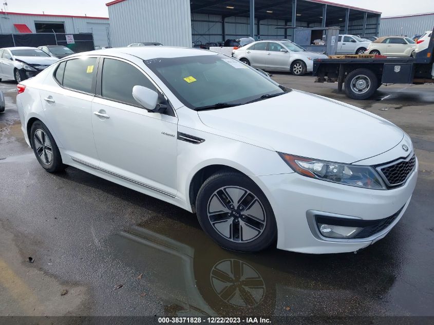 2013 Kia Optima Hybrid Lx VIN: KNAGM4AD5D5059658 Lot: 38371828