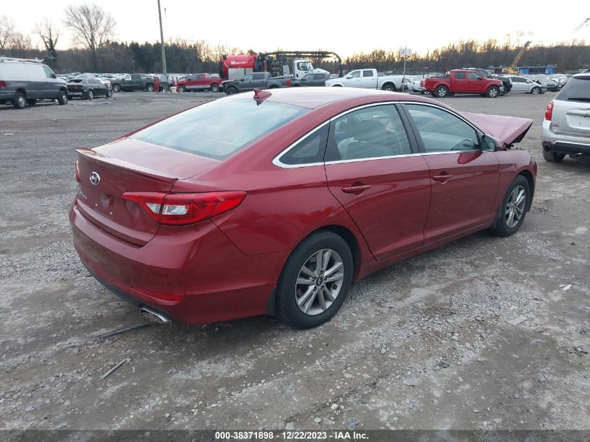 2015 Hyundai Sonata Se VIN: 5NPE24AF8FH180639 Lot: 38371898