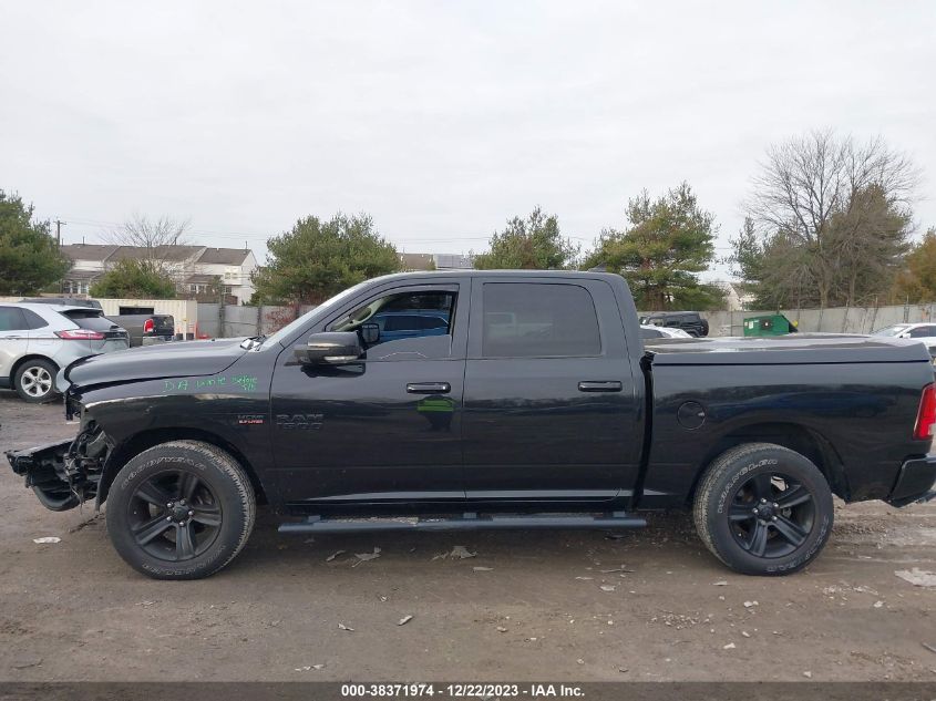 2017 Ram 1500 Night 4X4 5'7 Box VIN: 1C6RR7MT4HS859402 Lot: 38371974