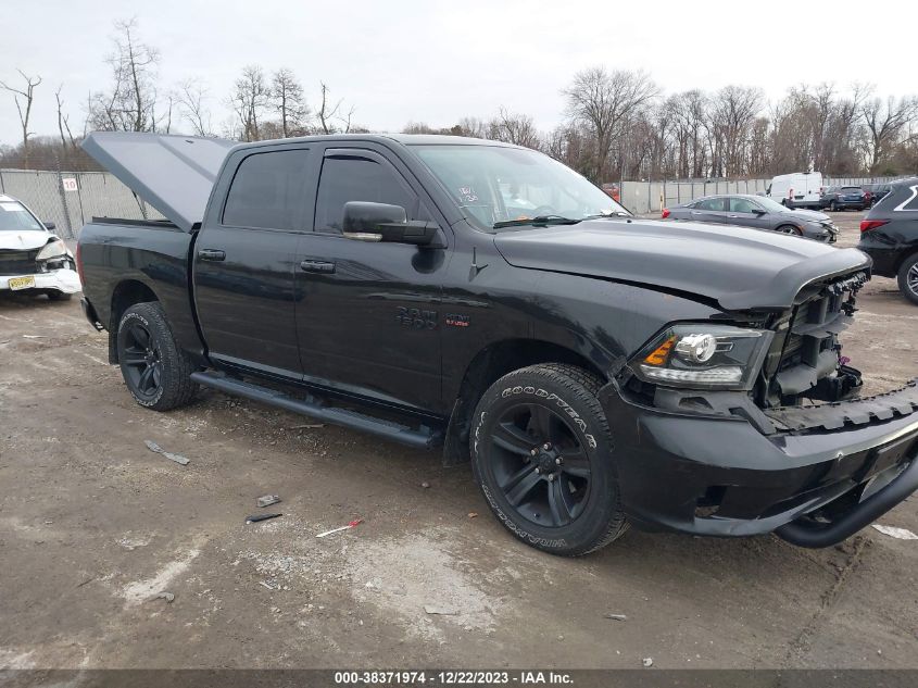 2017 Ram 1500 Night 4X4 5'7 Box VIN: 1C6RR7MT4HS859402 Lot: 38371974