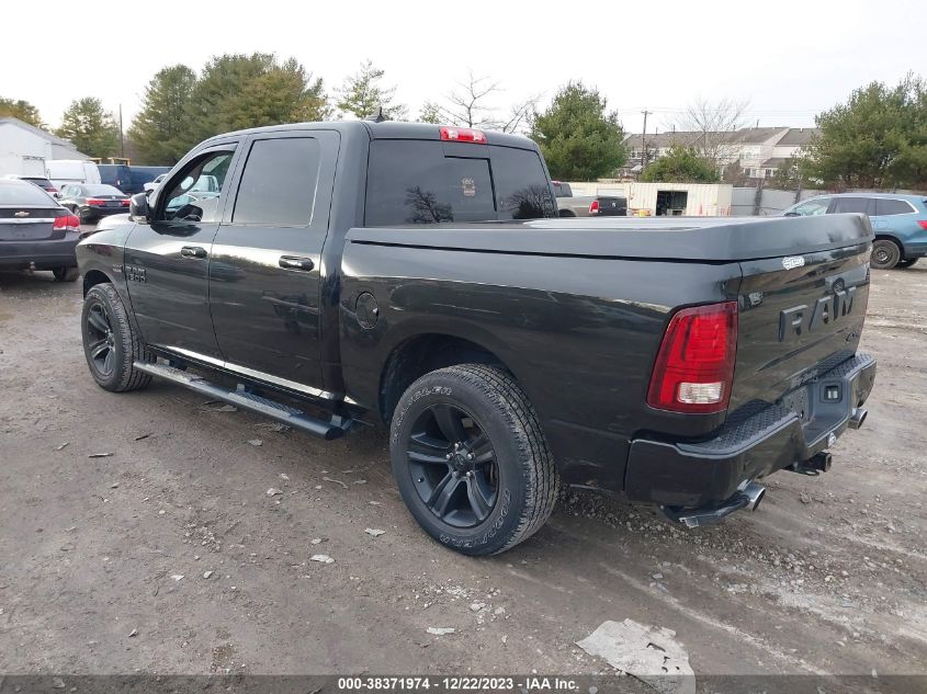 2017 Ram 1500 Night 4X4 5'7 Box VIN: 1C6RR7MT4HS859402 Lot: 38371974