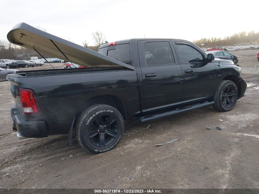 2017 Ram 1500 Night 4X4 5'7 Box VIN: 1C6RR7MT4HS859402 Lot: 38371974