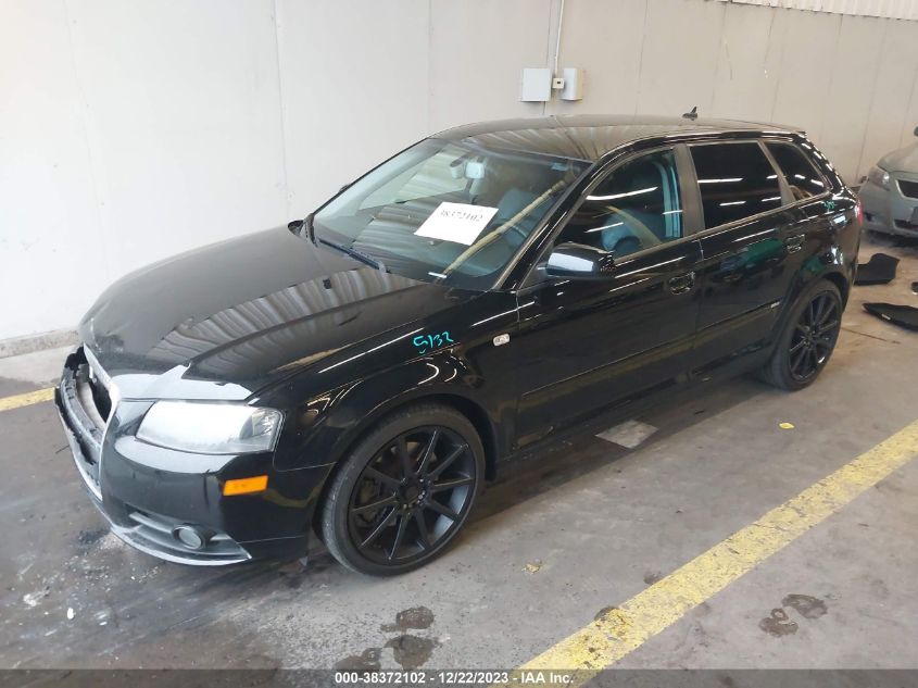 2008 Audi A3 3.2 VIN: WAUKD78P38A118392 Lot: 38372102