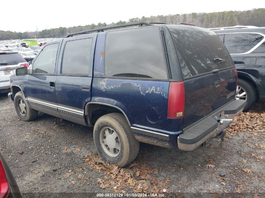 1997 Chevrolet Tahoe Lt VIN: 1GNEC13R9VJ395852 Lot: 38372129