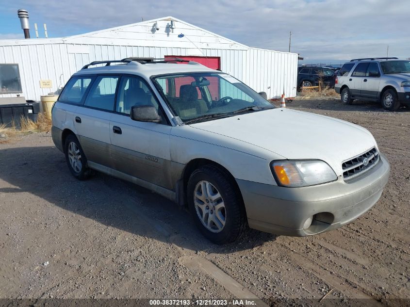 2001 Subaru Legacy Outback W/Rb Equip VIN: 4S3BH665016619090 Lot: 38372193