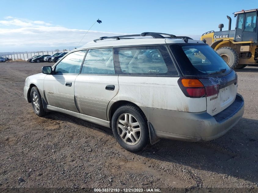 2001 Subaru Legacy Outback W/Rb Equip VIN: 4S3BH665016619090 Lot: 38372193