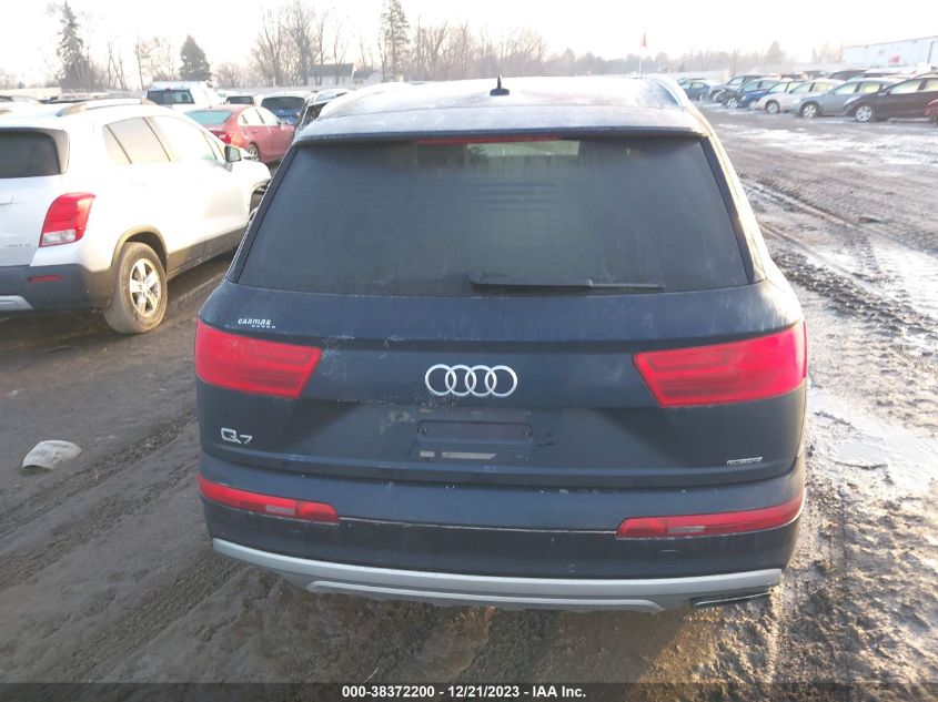 2017 Audi Q7 2.0T Premium VIN: WA1AHAF75HD048339 Lot: 38372200