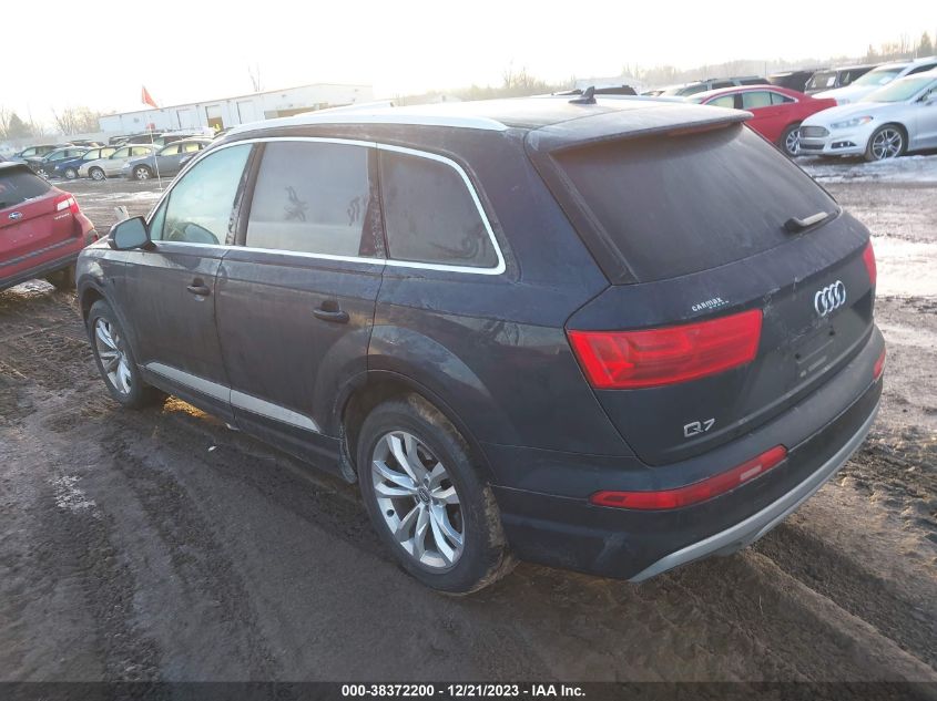 2017 Audi Q7 2.0T Premium VIN: WA1AHAF75HD048339 Lot: 38372200