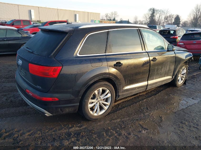 2017 Audi Q7 2.0T Premium VIN: WA1AHAF75HD048339 Lot: 38372200