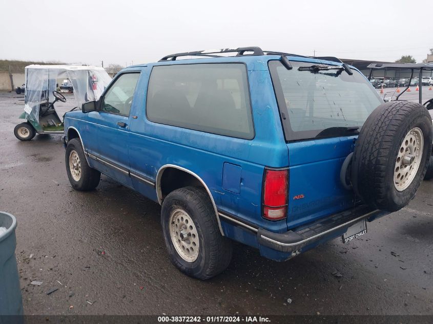 1GNCT18W9P0142738 1993 Chevrolet Blazer S10