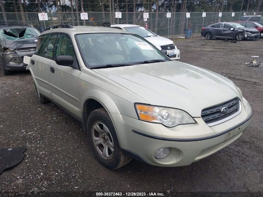 2007 Subaru Outback 2.5I Basic VIN: 4S4BP61C376325390 Lot: 38372463