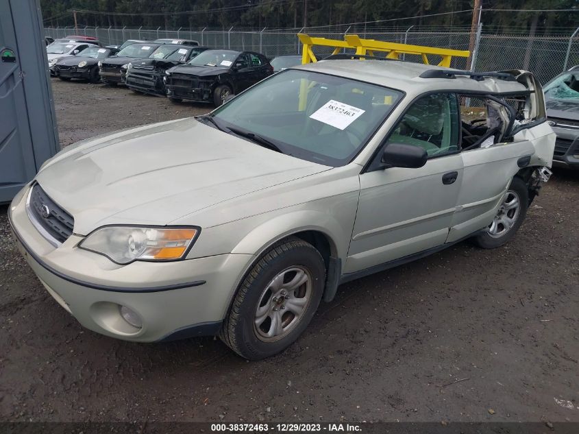 2007 Subaru Outback 2.5I Basic VIN: 4S4BP61C376325390 Lot: 38372463