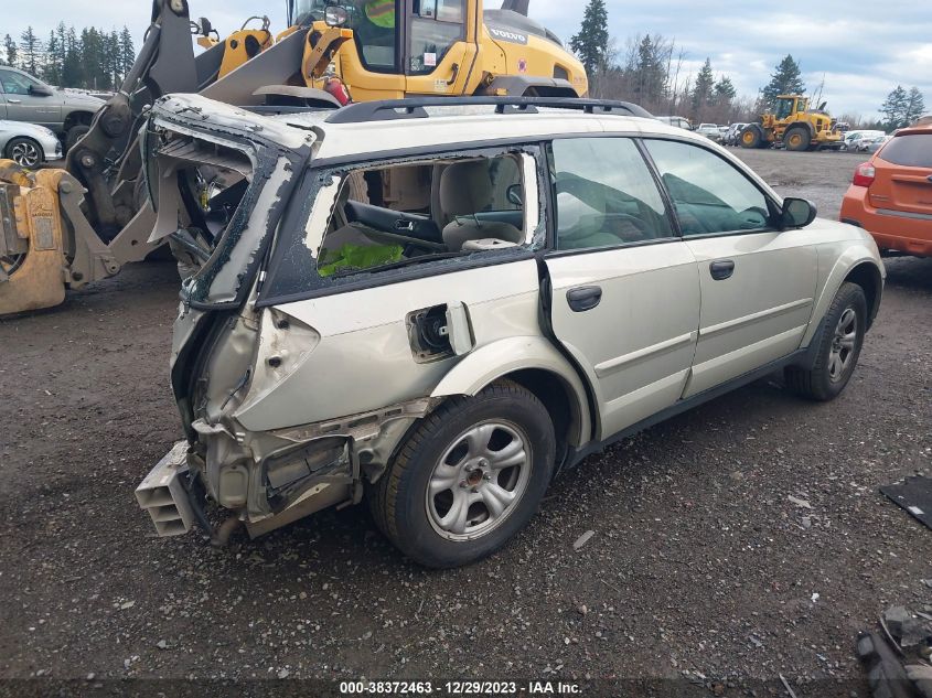 4S4BP61C376325390 2007 Subaru Outback 2.5I Basic