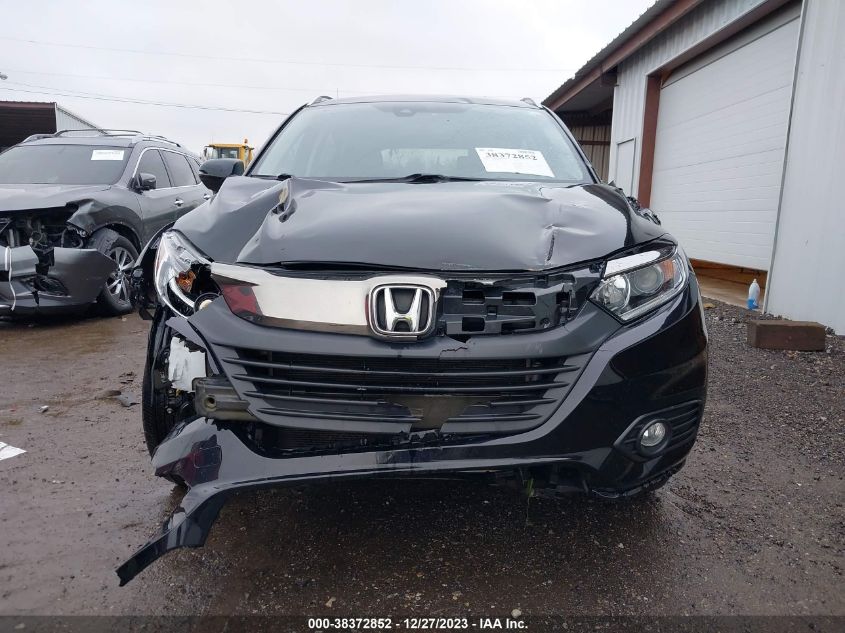 2022 Honda Hr-V Awd Ex-L VIN: 3CZRU6H74NM712879 Lot: 38372852