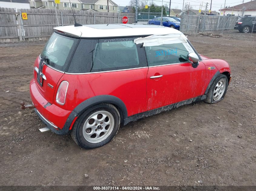 2005 Mini Cooper VIN: WMWRC33485TC58271 Lot: 38373114