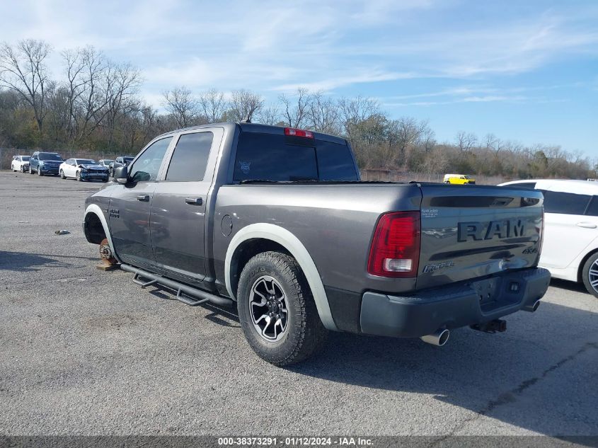 2016 Ram 1500 Rebel VIN: 1C6RR7YT0GS289066 Lot: 38373291