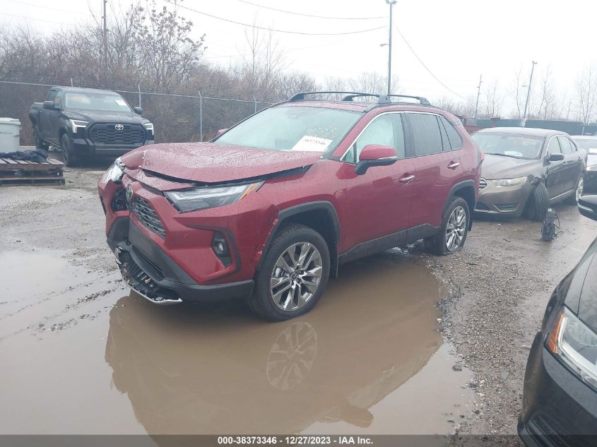 2023 Toyota Rav4 Limited VIN: 2T3N1RFV1PW345067 Lot: 38373346