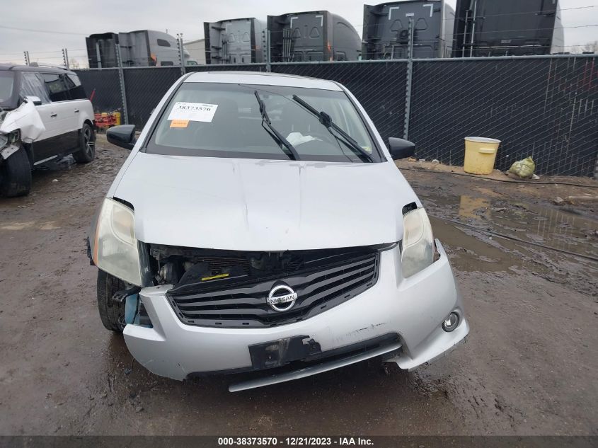 2012 Nissan Sentra 2.0 Sl VIN: 3N1AB6AP5CL712706 Lot: 38373570