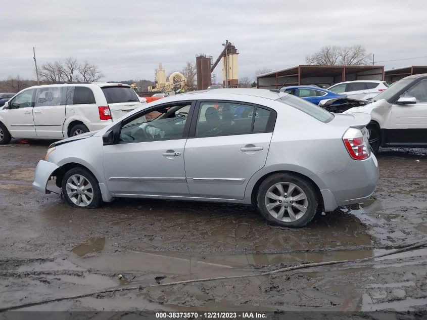 2012 Nissan Sentra 2.0 Sl VIN: 3N1AB6AP5CL712706 Lot: 38373570