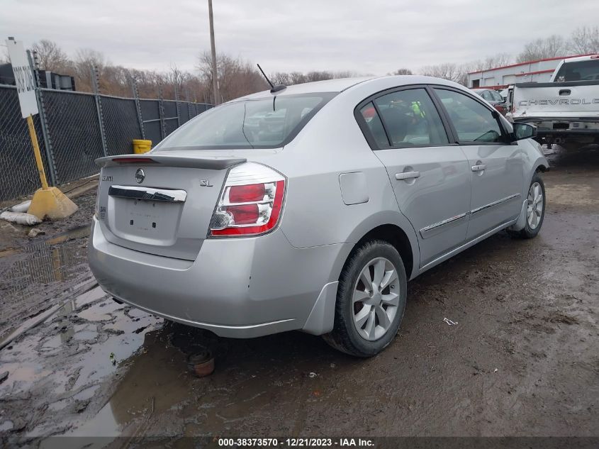 2012 Nissan Sentra 2.0 Sl VIN: 3N1AB6AP5CL712706 Lot: 38373570