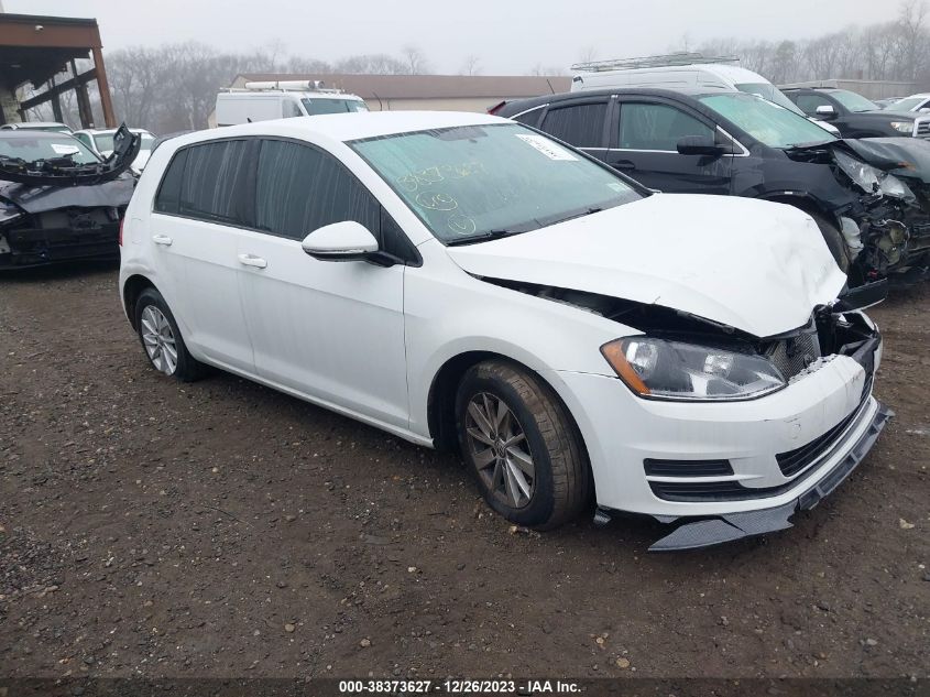 3VW217AU1FM041921 2015 Volkswagen Golf Tsi S 4-Door