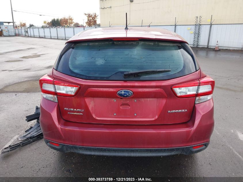 2018 Subaru Impreza 2.0I VIN: 4S3GTAA62J3742172 Lot: 38373759