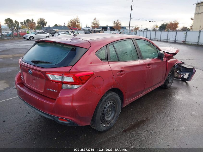 2018 Subaru Impreza 2.0I VIN: 4S3GTAA62J3742172 Lot: 38373759