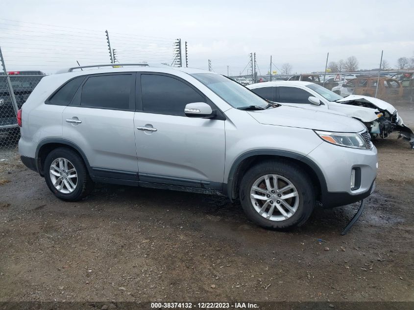 2014 Kia Sorento Lx VIN: 5XYKT3A66EG440018 Lot: 38374132