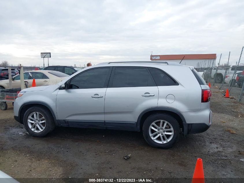 2014 Kia Sorento Lx VIN: 5XYKT3A66EG440018 Lot: 38374132