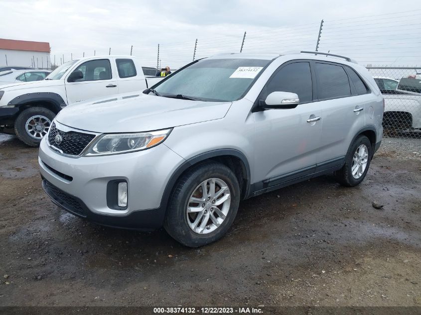 2014 Kia Sorento Lx VIN: 5XYKT3A66EG440018 Lot: 38374132