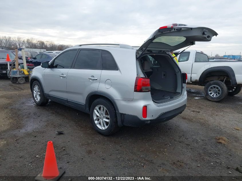 2014 Kia Sorento Lx VIN: 5XYKT3A66EG440018 Lot: 38374132