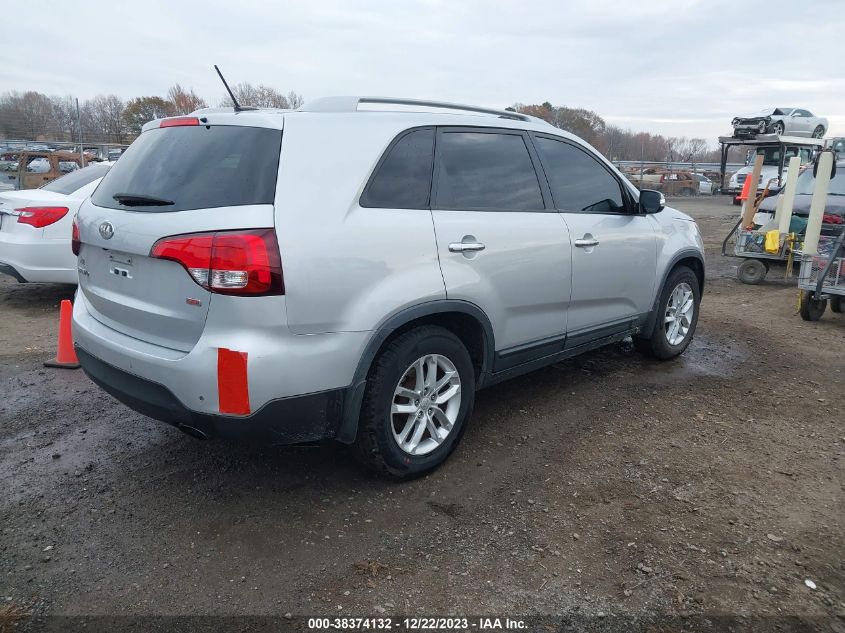 2014 Kia Sorento Lx VIN: 5XYKT3A66EG440018 Lot: 38374132