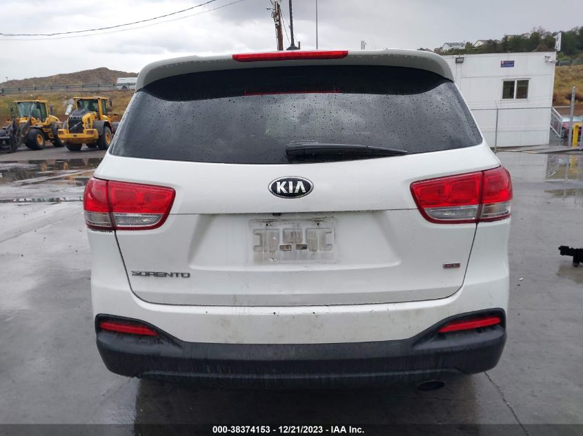 2017 Kia Sorento 2.4L Lx VIN: 5XYPG4A38HG189867 Lot: 38374153