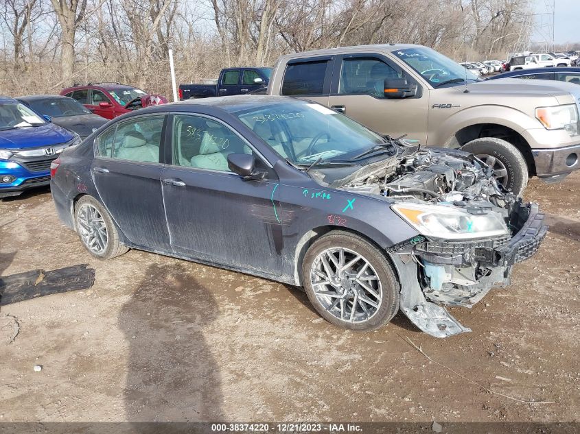 1HGCR2F38GA055155 2016 Honda Accord Lx