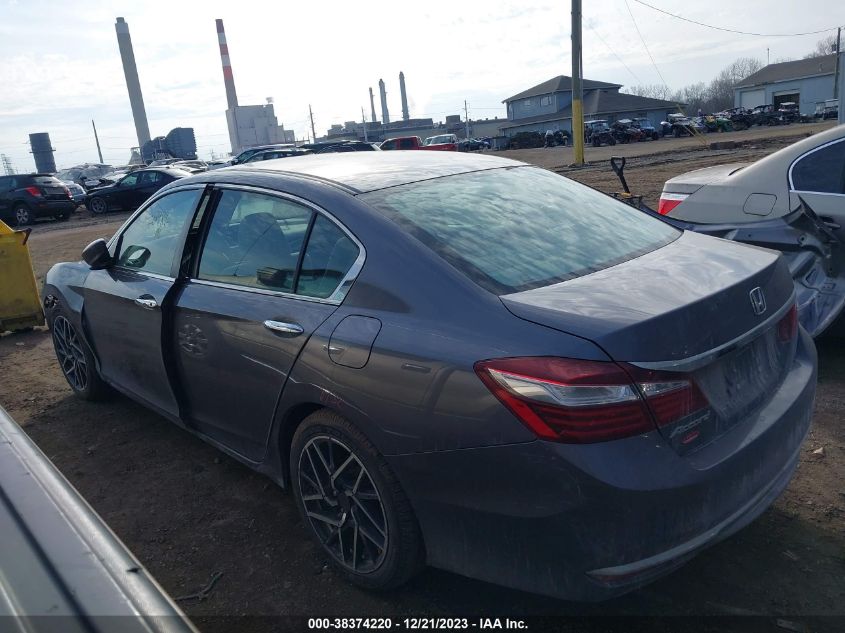 1HGCR2F38GA055155 2016 Honda Accord Lx