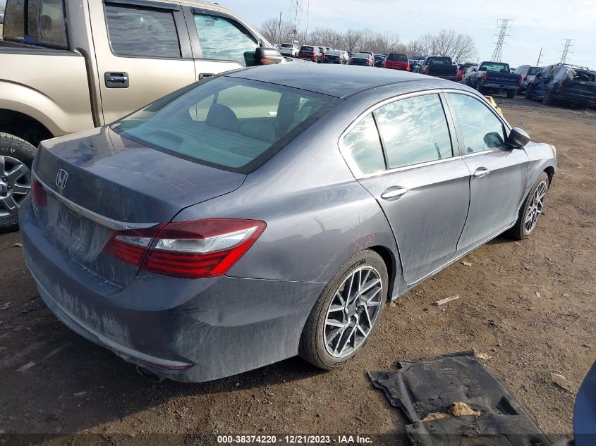 1HGCR2F38GA055155 2016 Honda Accord Lx