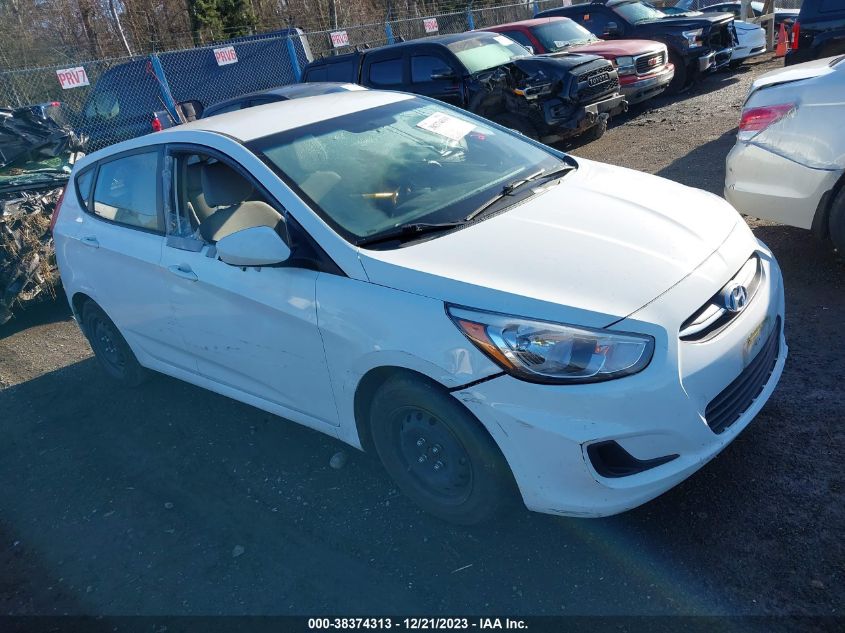 2016 Hyundai Accent Se VIN: KMHCT5AE1GU255086 Lot: 38374313