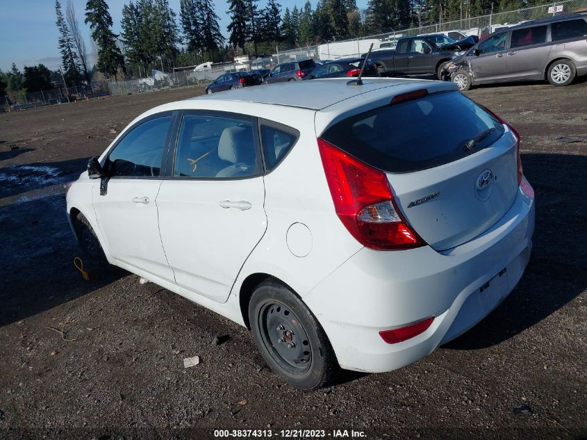 2016 Hyundai Accent Se VIN: KMHCT5AE1GU255086 Lot: 38374313