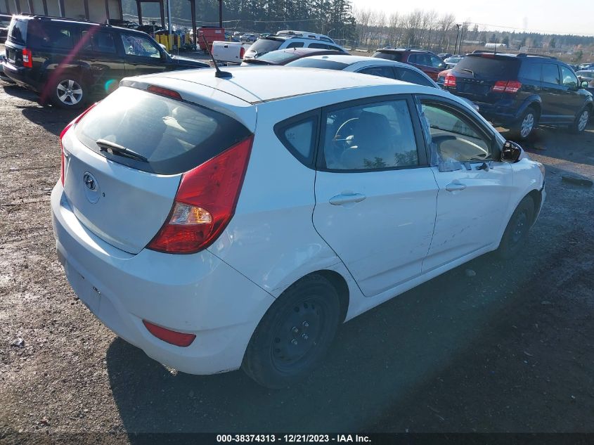 2016 Hyundai Accent Se VIN: KMHCT5AE1GU255086 Lot: 38374313